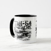 AH-64 Apache 11 oz Ringer Mok (Voorkant links)