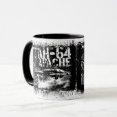 AH-64 Apache 11 oz Ringer Mug (Devant gauche)