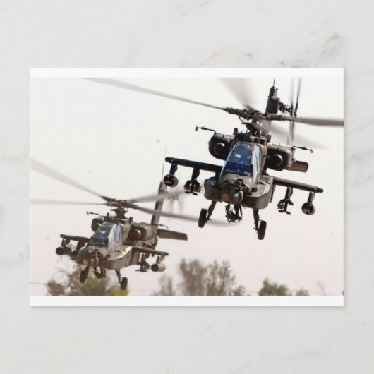 AH-64 Apache Briefkaart (Voorkant)