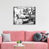 AH-64 Apache gestreken doek Canvas Afdruk (Insitu (Woonkamer))