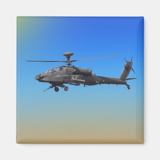 AH-64 Apache Helikopter Magneet (Voorkant)