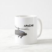 AH-64 Apache Helikopter Mok (Voorkant rechts)
