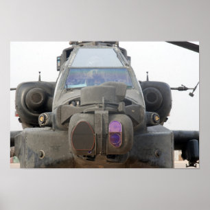 AH-64 Apache Helikopter Poster