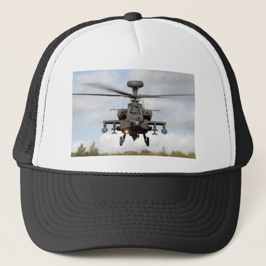 ah 64 apache longbow helikopter militair trucker pet (Voorkant)
