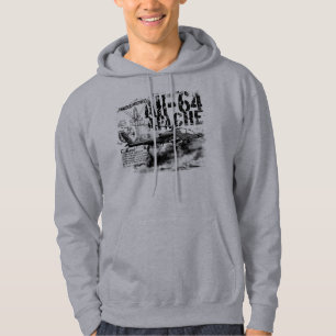 AH-64 Apache Mannen Basic Hooded Sweatshirt