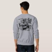 AH-64 Apache Mannen Basic Sweatshirt (Achterkant volledig)