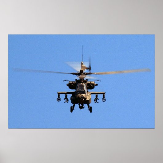 AH-64 Apache Poster (Voorkant)
