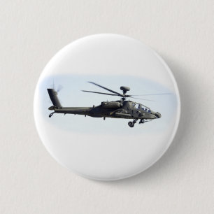 AH-64 Apache Ronde Button 5,7 Cm