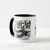 AH-64 Apache tasse de sonnerie de 11 onces (Devant gauche)