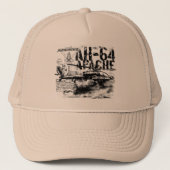 AH-64 Apache Trucker Hat Pet (Voorkant)