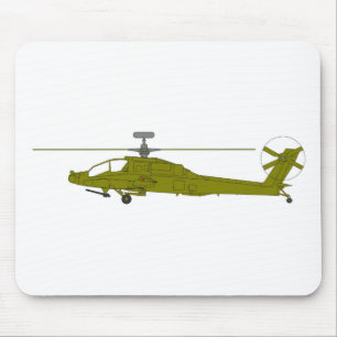AH-64D-aanvalshelikopter Muismat