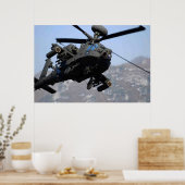 AH-64D Apache Helikopter Poster (Keuken)