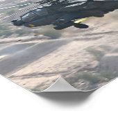 AH-64D Apache Helikopter Poster (Hoek)