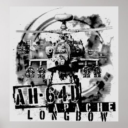 AH-64D Apache Longbow Poster (Voorkant)