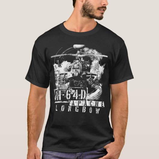 AH-64D Apache Longbow T-shirt (Voorkant)