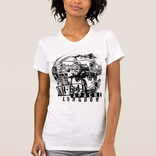 AH-64D Apache Longbow T-shirt (Voorkant)