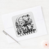 AH-64D Apache Longbow Vierkante Sticker (Envelop)