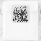 AH-64D Apache Longbow Vierkante Sticker (Tas)