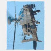 AH-64E APACHE GUARDIAN FLEECE DEKEN (Voorkant)