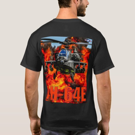 AH-64E APACHE GUARDIAN T-SHIRT (Achterkant)
