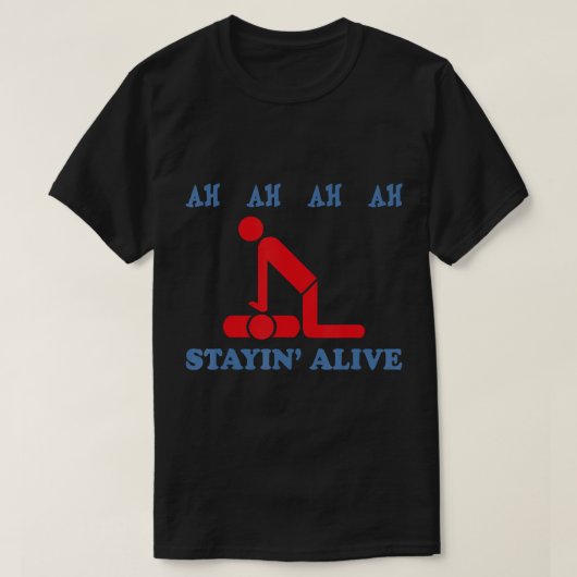 Ah Ah Ah Ah Ah Ach Alive Alive CPR Emergency T-Shi T-shirt (Design voorkant)