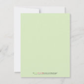 Ah, bébé ! Invitation tourbillonnante de baby (Dos)