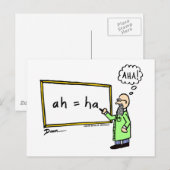 Ah ! Carte postale de dessin (Devant / Derrière)