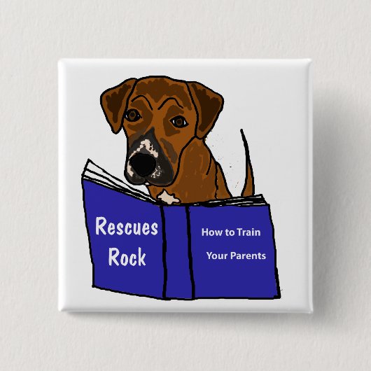 AH-Cute Puppy Dog Rescue Button (Voorkant)