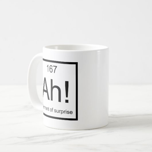 Ah ! Élément de la Mug de café surprise (Devant gauche)