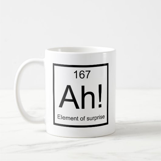 Ah ! Élément de la Mug de café surprise (Gauche)