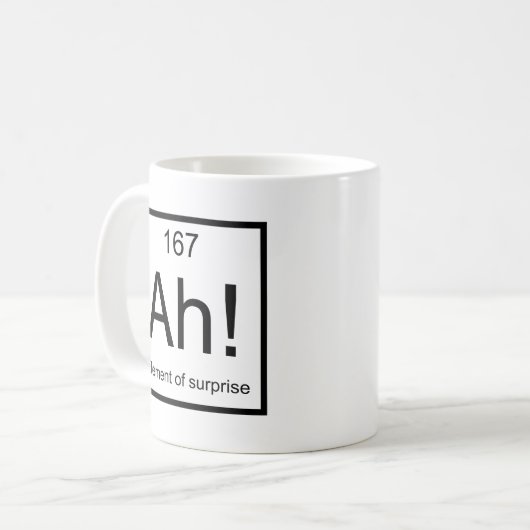 Ah ! Élément de la Mug de café surprise (Devant gauche)