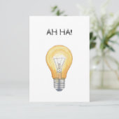 Ah Ha! Bedankkaart (Staand voorkant)