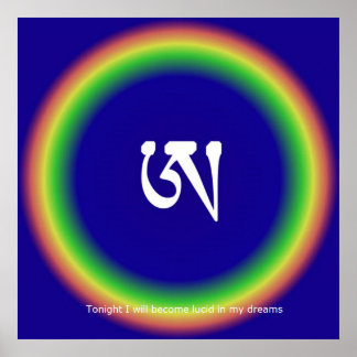 Ah heldere droomverbetering poster