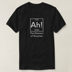 Ah! Het element van de Grappige Chemie van de T-shirt