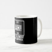 Ah! Het element van de schenkingschemie bij ondern Koffiemok (Voorkant rechts)