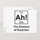 Ah! Het element van verbazing Briefkaart (Voorkant / Achterkant)