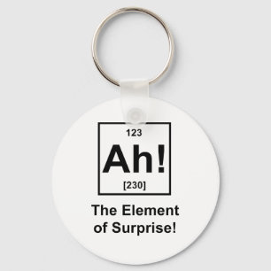 Ah! Het element van verbazing Sleutelhanger