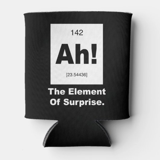 Ah! Het element van verrassing Blikjeskoeler (Voorkant)