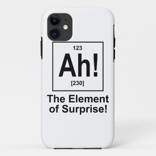 Ah! Het element van verrassing. Case-Mate iPhone Case (Achterkant)