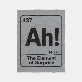 Ah Het Element Van Verrassing Fleece Deken