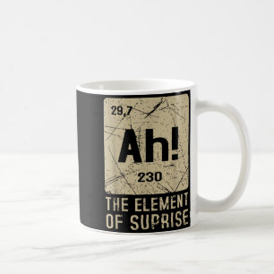 Ah Het Element Van Verrassing Grappige Chemie Wete Koffiemok