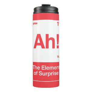 Ah Het Element Van Verrassing - Grappige Scheikund Thermosbeker