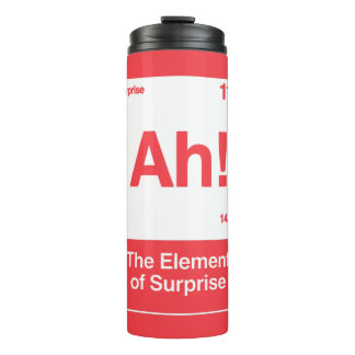 Ah Het Element Van Verrassing - Grappige Scheikund Thermosbeker