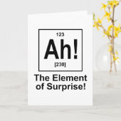 Ah! Het element van Verrassing Kaart (Gele Bloem)