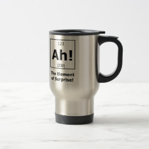 Ah! Het element van verrassing! Reisbeker