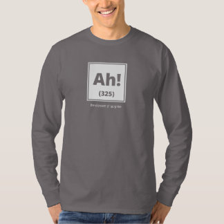 Ah!  Het verrassingselement - Mannen lange hoes T-shirt