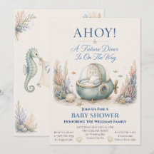 AH! Invitation pour la Baby Shower du Futur Plonge