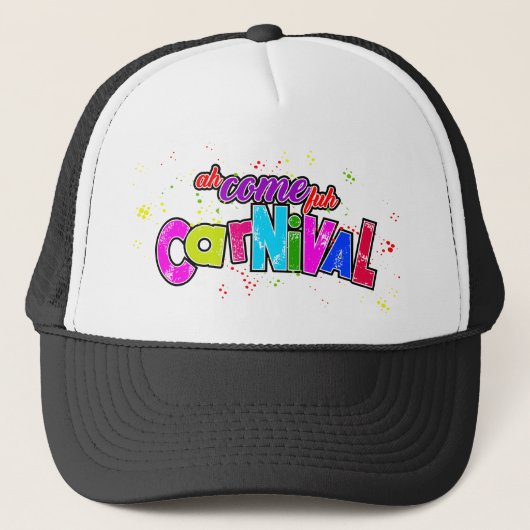 Ah Komfuh Carnival Trucker Pet (Voorkant)