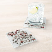 Ah, lente glazen onderzetter (Schuin)