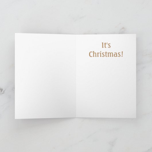 Ah, ma qualité ! Carte de Noël (Intérieur)